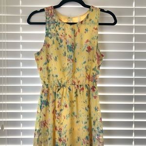Yellow Sleeveless Dress